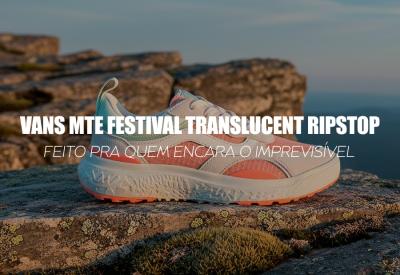 VANS MTE FESTIVAL TRANSLUCENT RIPSTOP SPA BLUE — feito pra quem encara o imprevisível